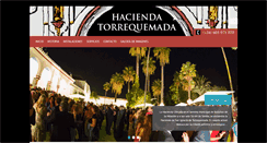 Desktop Screenshot of haciendatorrequemada.com