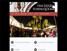 Tablet Screenshot of haciendatorrequemada.com